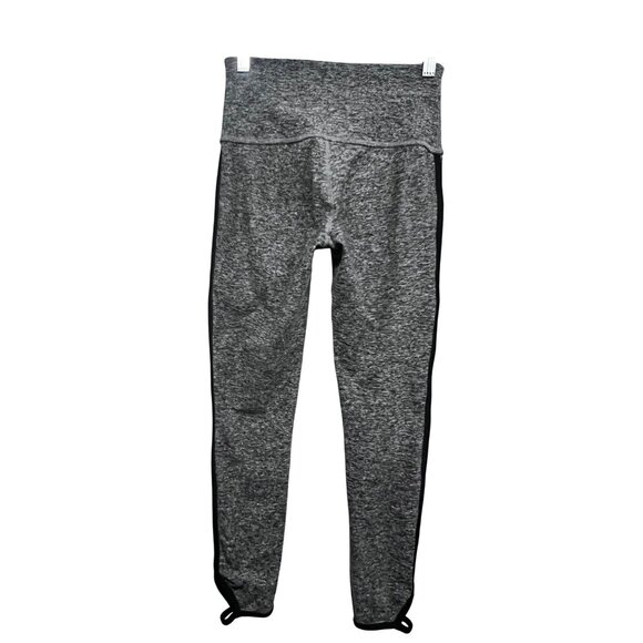 Beyond Yoga Spacedye Caught in the Midi High Waist Heather Gray Black Leggings M - Picture 4 of 9